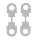 thumbnail image 3 of Tira Del Fusible De 10 Pedazos Del Coche Para El Asiento Del 12v Del Asiento Del para De 50A Macarena Tira de fusibles de metal plano para coche, 3 of 8