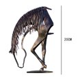 thumbnail image 1 of Escultura de caballo besándose Estatua y estatuilla modernas de animales de metal (Forrajeo) Likrtyny Libre de BPA, 1 of 8
