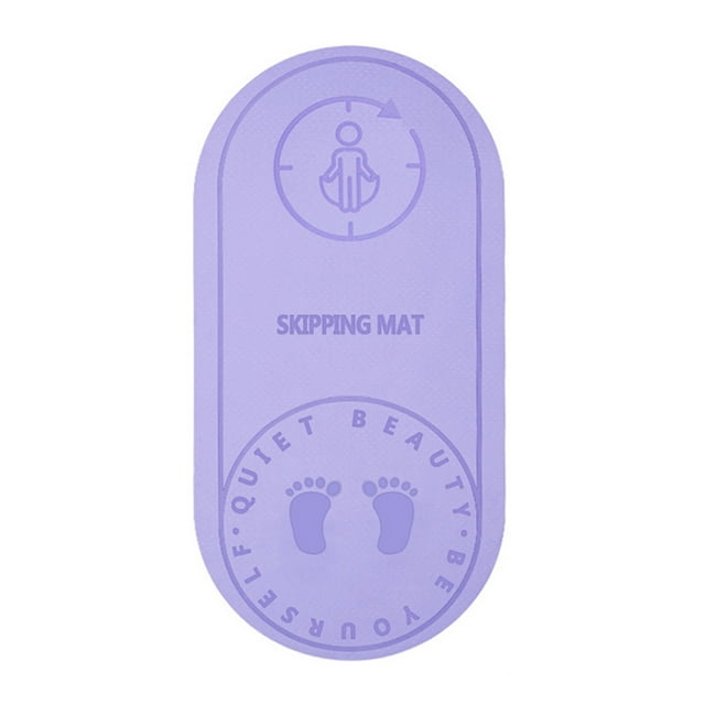 Rope Skipping Exercise Workout Mat 6mm/8mm Thickened Mute Noise Reduction Non-Slip Jump Rope Mat For Yoga Pilates