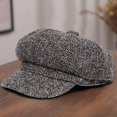 thumbnail image 4 of Beret Hat Adjustable Sun Protection Retro Style Breathable Non-Fading Decorative Polyester Men Newsboy Cap Beret Hat Decor for Camping, 4 of 10