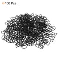 thumbnail image 3 of Unique Bargains Binder Clips, Black, 100 Count, 3 of 6