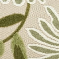 thumbnail image 2 of Nourison Aloha Indoor/Outdoor Ivory Green 10' x 14' Area Rug (10x14), 2 of 9