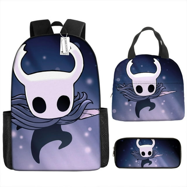 Set de mochilas escolares con dibujos animados de Hollows Knights Hornets para niños