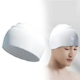 thumbnail image 2 of Reayehane Children'S Swimming Cap Adult Unisex And Comfortable Silicone Cap Fashionable Plus Size Training Swimming Cap (Multi-Color ), 2 of 5