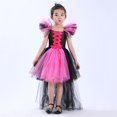thumbnail image 6 of Coerni Girls Tulle Tutu Dress Kids Carnival Birthday Parties Halloween Princess Tulle Dress Up with Headband Outfits, 6 of 9
