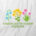 thumbnail image 2 of Flourish Flowers T-Shirt | Religious Christian White Tee Gift, 2 of 5