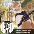 thumbnail image 6 of Cat Harness and Leash, Reflective Cat Harness Escape Proof for Walking, Adjustable Kitten Harness and Leash Set, 17 Buckles Easy Control Breathable Cat Vest Harness for All Types of Cats, 6 of 8