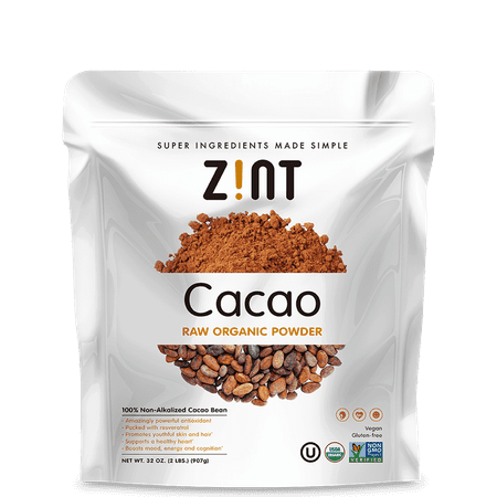 Zint Organic Cacao Powder (32 oz) (Best Cacao Powder For Health)