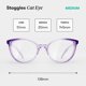 thumbnail image 2 of Lentes de Seguridad Stoggles Cat Eye Certificacion ANSI Z87.1 Antivaho Bloqueo Luz Azul y UV, 2 of 5