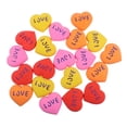 thumbnail image 2 of Shisuyan Erasers Assorted Color 20Pcs 1.2x1.1x0.5In Heart Shape Rubber For School Use, 2 of 9
