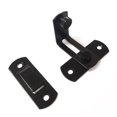 thumbnail image 1 of Cerradura de puerta de acero inoxidable en ángulo recto de 90 grados para vallas de madera, puertas y ventanas, puertas correderas (grandes negras) 2 juegos Zefei Wu  9024735025375, 1 of 4