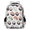 Beige, variant on Red Lobster Travel Backpack for Adults, Multi-Functional Casual Daypack with Adjustable Shoulder Straps, Black and White Stripes Laptop Bag for Work Outdoor