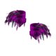 thumbnail image 2 of Chal de plumas artificiales, chal gótico con capas de plumas para disfraz Violeta, 2 of 9