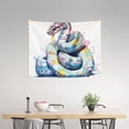 thumbnail image 2 of Kdxio Watercolor Snake Wall Hanging Tapestries Banner For Bedroom College Dorm Home Living Room Party Decor 29X37 In, 2 of 8