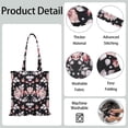 thumbnail image 4 of Vintage Floral Foldable Shopping Bag - Eco-Friendly & Durable Tote for Everyday Use, 4 of 6