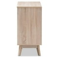 thumbnail image 4 of Hawthorne Collections Commode Double en Bois à 6 Tiroirs Brun Clair, 4 of 7