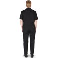 thumbnail image 2 of Natural Workwear Adult Big & Tall Short Sleeve Coverall Black LargeTall - Runs 1 Size Small, 2 of 3