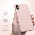 thumbnail image 4 of Entronix Silicone Soft Case Designed for iPhone XS Max Shockproof Durable Slim Fit, (Rose Gold), 4 of 7