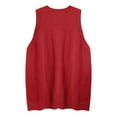 thumbnail image 5 of Baberdicy Women's Pocket Knit Vest, Multi-Color Sleeveless Coat, Utility Layer & Errands , Multi-Pocket Knit Vest, Solid Sleeveless Coat, Utility Layer Red S, 5 of 5