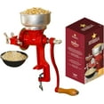 thumbnail image 1 of Molino para Grano Estrella Rojo Manual de Mesa 1 kg Maíz Trigo Garbanzo y Almendra, 1 of 6