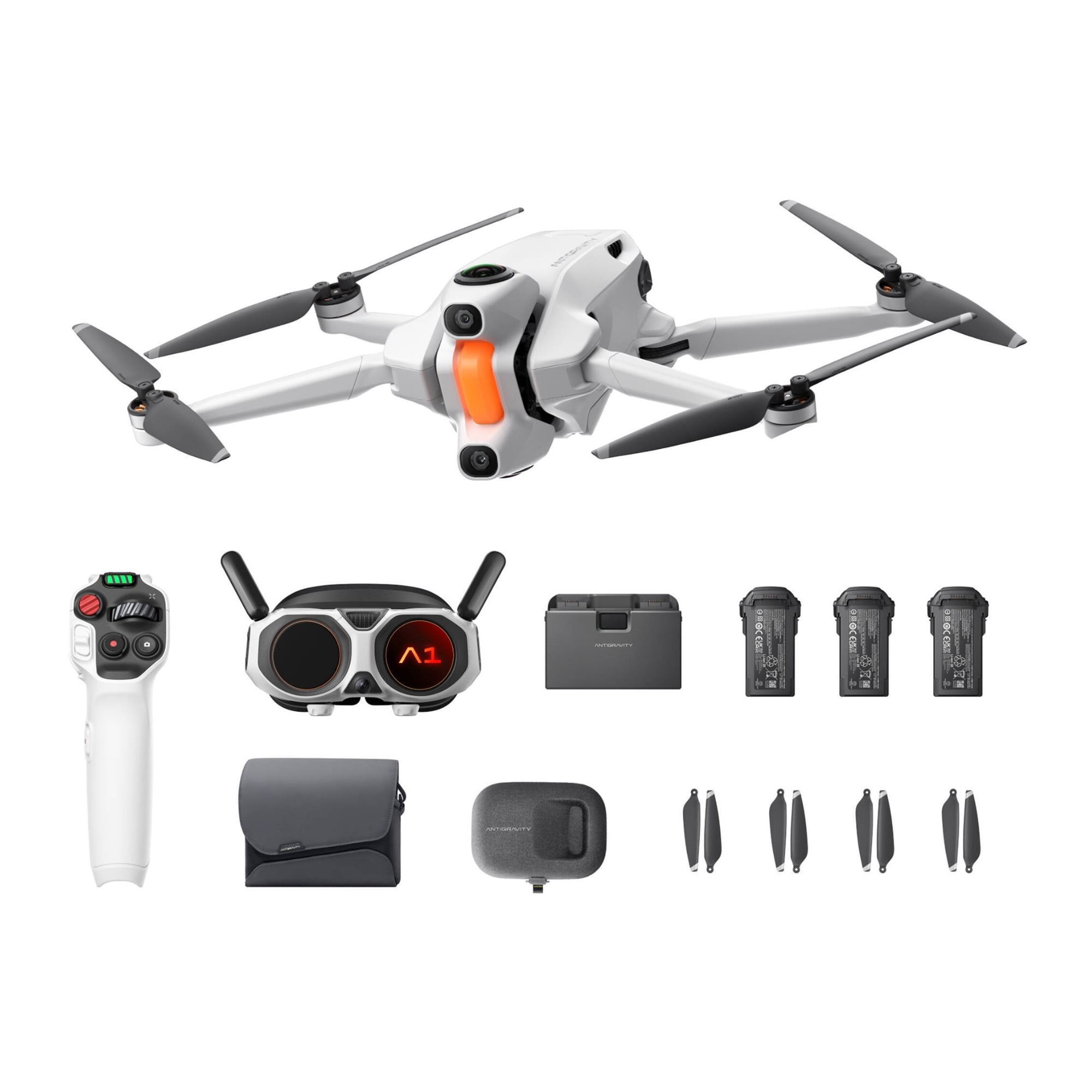 Antigravity A1 8K 360 Drone Explorer Bundle with 2-Year Plan Drone Care Protection (2 Items)