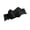 Black, variant on Women Hair Clip Anti-slip Teeth Three-Dimensional Bow Design Strong Grip Hair Claw Satin Texture Ponytail Holder Versatile Hair Accessory