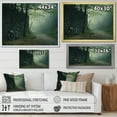 thumbnail image 4 of Designart "Blue-Green Journey I" Bicycle Picture Framed Canvas Prints, 4 of 5