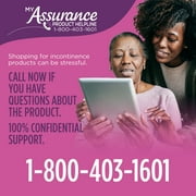 Assurance Womens Overnight Incontinence and Postpartum Underwear, L, Ultimate Absorbency, 16 Count