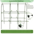 thumbnail image 3 of Mosiee Cucumber Trellis For Raised Bed U-Shape Garden Trellis For Climbing Plants, 3 of 7
