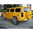 thumbnail image 2 of For Hummer H2 Murdered Out Taillamps Overlays Tinted Taillights Covers, 2 of 6