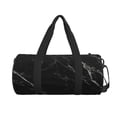 thumbnail image 2 of Bingfone Black Marble Texture Abstract Print Gym Duffle Backpack for Men Women,Travel Weekender Carry-On Bags with Detachable Back Pack Straps for Traveling Overnight Climb Sports, 2 of 8