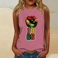 thumbnail image 2 of Women Casual Plus Size Tank Tee Graphics ShirtT-Shirt Round Neck Sleeveless Loose T Shirts, 2 of 4