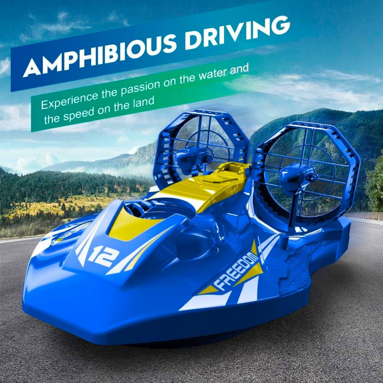 POCO DIVO Amphibious Hovercraft RC Boat Twin-Propeller ACV