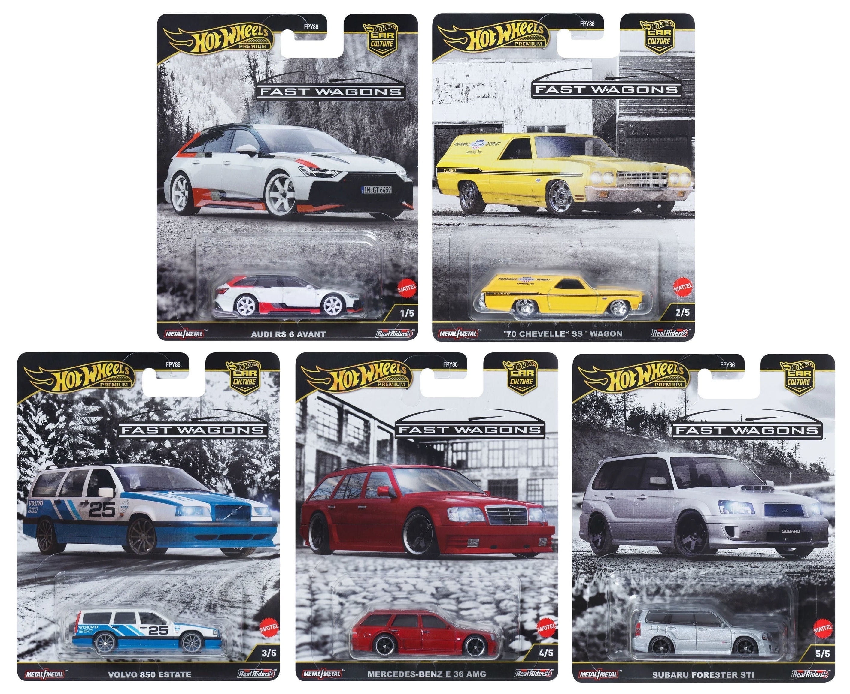 Hot Wheels Premium Car Culture 2024 JH4 Japan Historics 961B Set