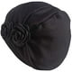 thumbnail image 3 of Turbante para quimioterapia, gorro con flores, bufanda, gorro para la cabeza, sombrero para la caída del cabello para pacientes con cáncer, 3 of 5