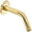 Polished Brass, variant on Aqua Elegante Shower Arm And Flange for Shower Head Hardware - 6 inch - Brushed Nickel