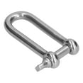 thumbnail image 1 of Anchor Shackles, Self Locking Rigging Long D Shackle Straight  For Machinery For Boat For Railways 10Pcs M4,10Pcs M5,10Pcs M6,3Pcs M12, 1 of 8