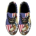 thumbnail image 2 of Native American flag American flag US Shoes Sneakers for Women Men Black Size 12, 2 of 7