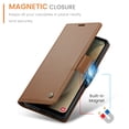 thumbnail image 4 of CaseMe Leather For Samsung Galaxy A12 5G Wallet Case with RFID Blocking, For Samsung Galaxy A12 Case Wallet for Women Men Card Holder Magnetic Clasp Kickstand Folio Case for Samsung Galaxy A12 5G, 4 of 11