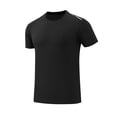 thumbnail image 5 of Jerdar Men’s Muscle Fit Gym T-Shirt, Stretchy Workout Tee with Curved Hem, Athletic Slim Fit Short Sleeve, 5 of 6