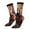 2 Black-1, variant on Red Panda Autumn Branches Crew Socks for Men & Women, Breathable Casual Athletic Ankle Socks