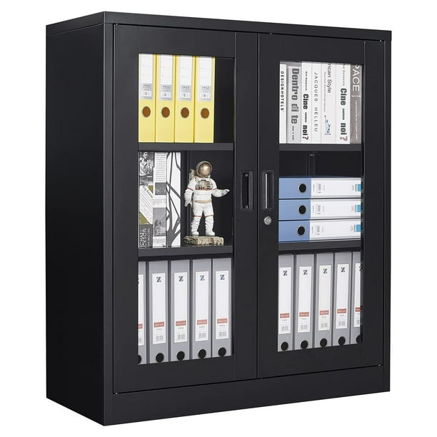 STANI Metal Storage Lockable 35.4" Steel Storage with