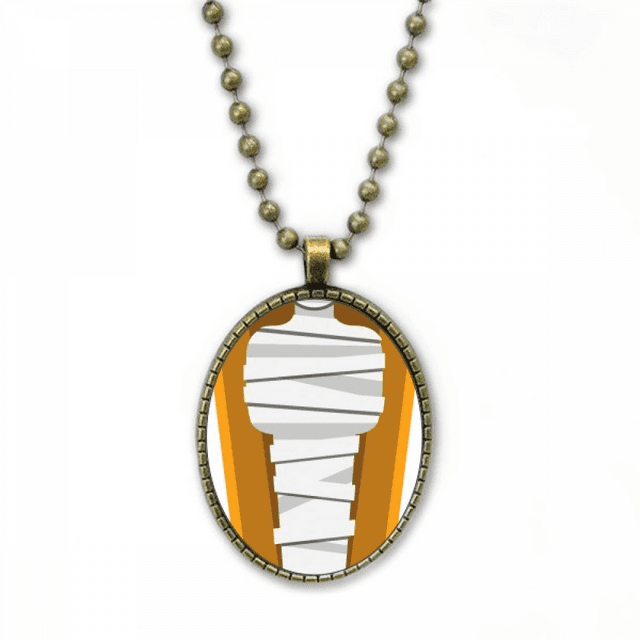 Egypte Cercueil illustration Modèle Collier Chaîne vintage Perle Pendentif Bijoux collection