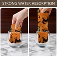 thumbnail image 4 of 2 Pcs Funny Kitchen Towels,Vintage Halloween Elements Pattern Microfiber Dish Towels,Kitchen Tea Towels,Kitchen Towel Set (18" X 26"), 4 of 7