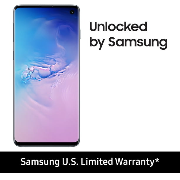 Samsung Unlocked Galaxy S10 128gb Blue Smartphone Walmart Com