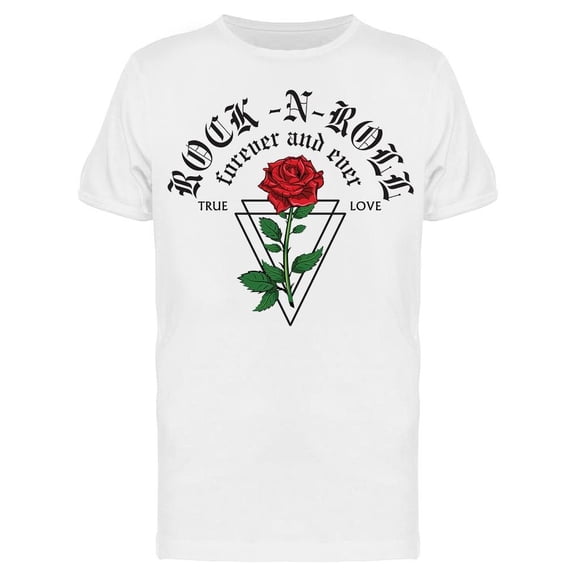 Rock Music Rose Tee Men's -Image by Shutterstock