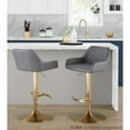 thumbnail image 3 of LumiSource Daniella Adjustable Barstool - Set of 2, 3 of 11