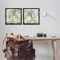thumbnail image 3 of Stupell Industries Tropical Fronds Pattern Botanical & Floral Painting Black Floater Framed Canvas Art Print Wall Art, 18 x 18, Set of 2, 3 of 10