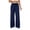 Dark Blue, variant on Sweatpants for Women Wide Leg Lounge Pants Comfy Baggy Pants Solid Color Loose Joggers Bottoms Athletic Yoga Pants Sports Outdoor Pants Hiking Running Sweatpants with Elastic Waisted