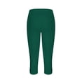thumbnail image 3 of LAJPXKHY 2pc Capri Leggings for Women Elastic Waisted Stretch Slim Fitted Comfy Bottom Workout Yoga Gym Capris Pant, 3 of 5